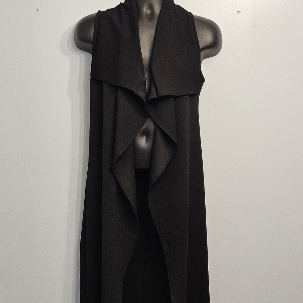 Seven Sisters Black Calf Length Drape Size Small